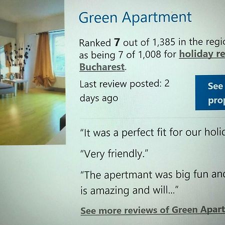Green Apartment 59 Bukarest Eksteriør billede